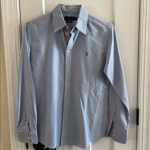 Ralph Lauren Men’s Blue Dress shirt in Med.
